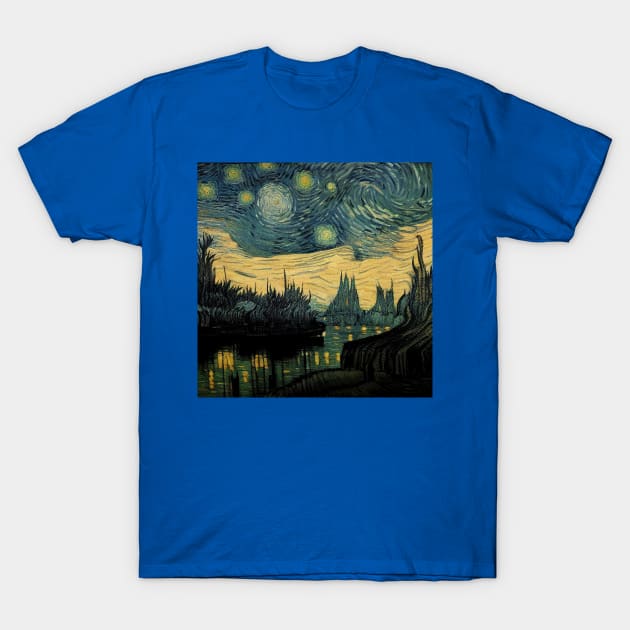 Starry Night in Kashyyyk T-Shirt by Grassroots Green